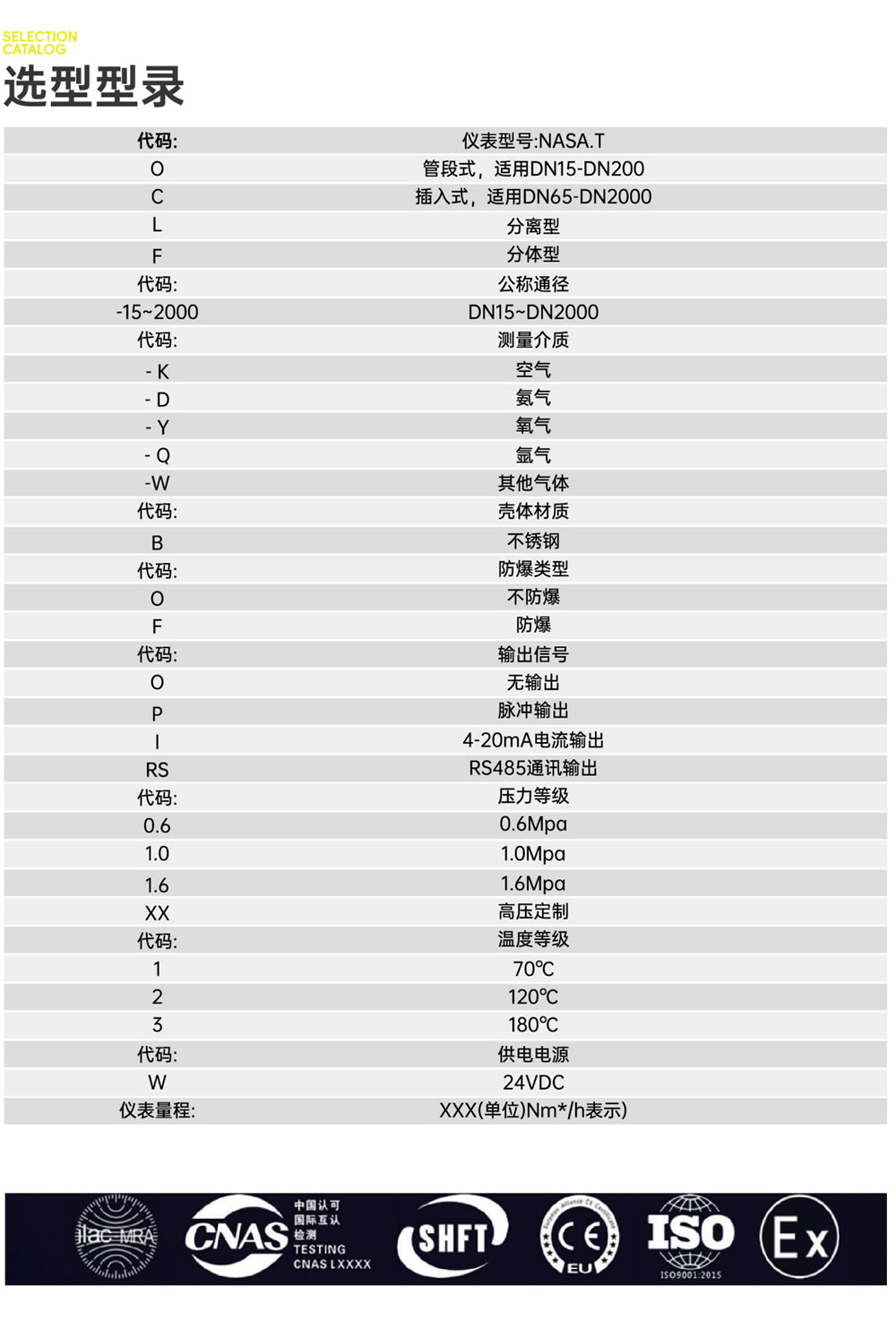 热式气体质量流量计（插入型）